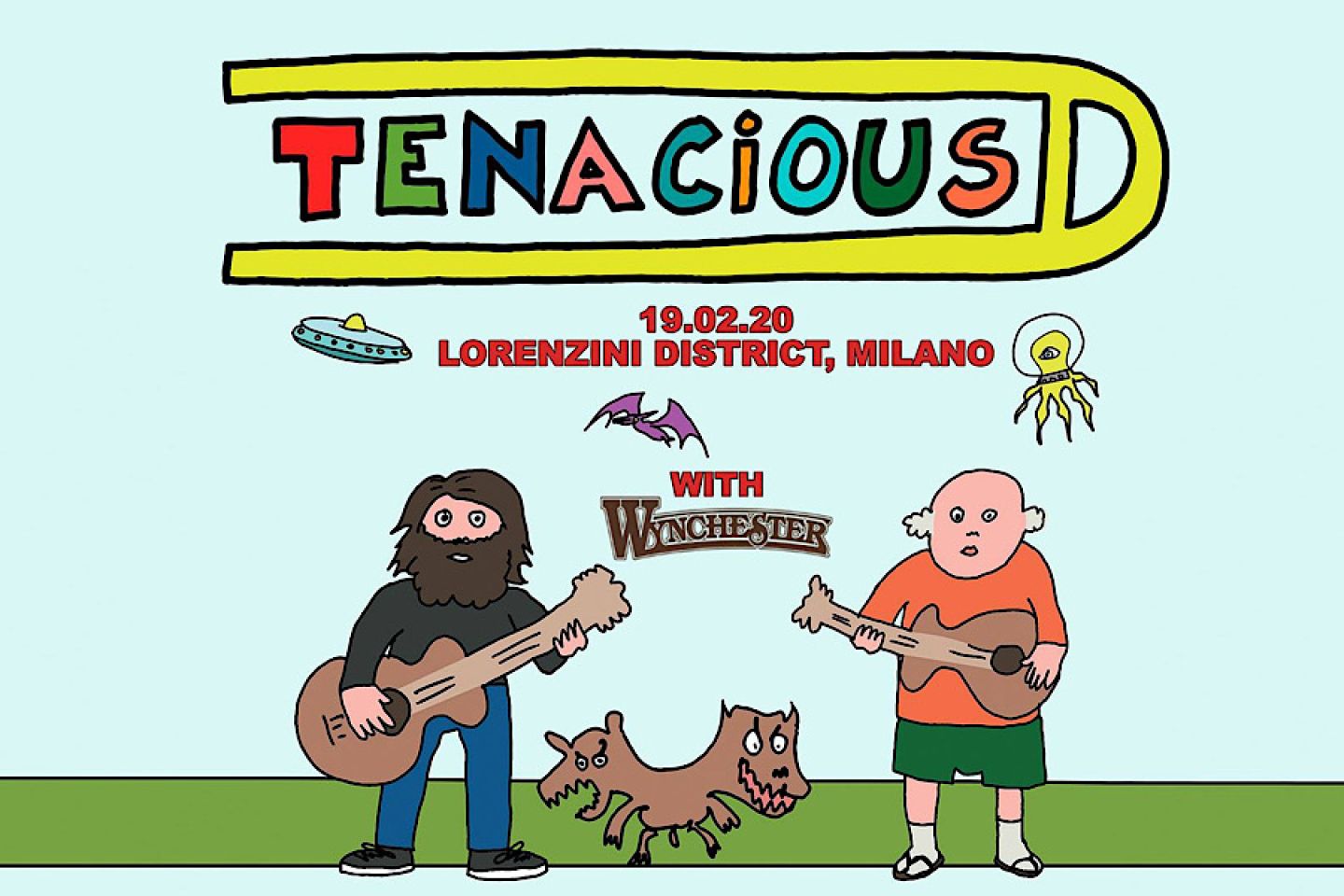 Tenacious D: “THE GREATEST BAND ON EARTH” di Jack Black e Kyle Gass arriva in Italia per un’unica data!