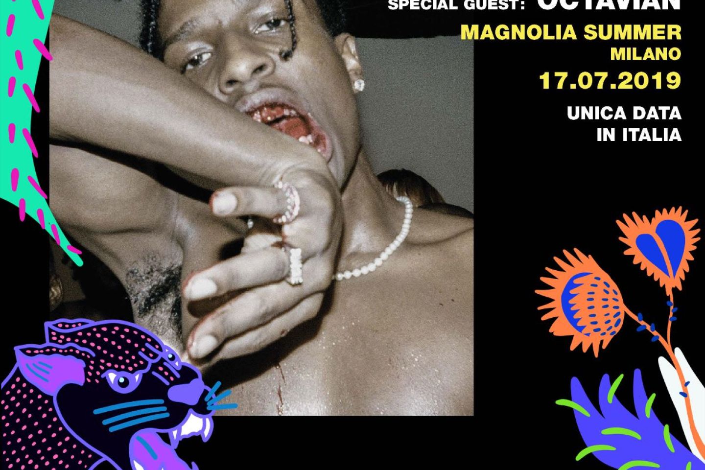 A$AP ROCKY • Il rapper americano per la prima volta in Italia
