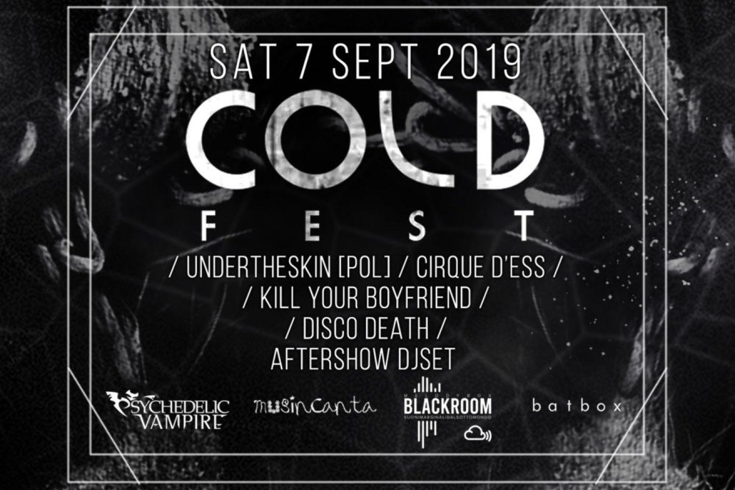 Sabato 7 settembre 2019 • Cold Fest III • Rimini