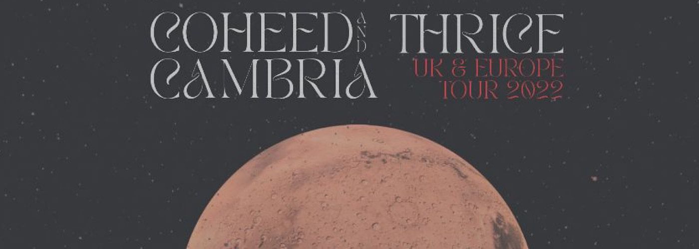 COHEED AND CAMBRIA e THRICE: in arrivo con i Touché Amoré!