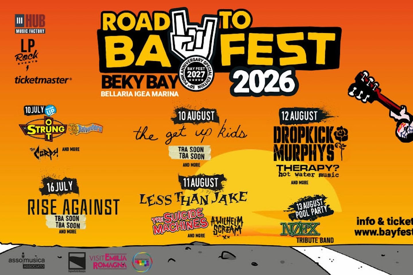 ROAD TO BAY FEST: una rassegna di concerti con il meglio del punk rock mondiale