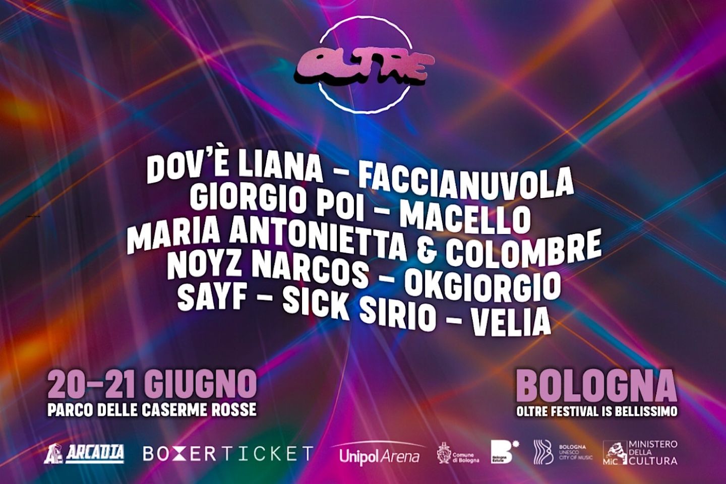 IL 20 E 21 GIUGNO TORNA A BOLOGNA OLTRE FESTIVAL!