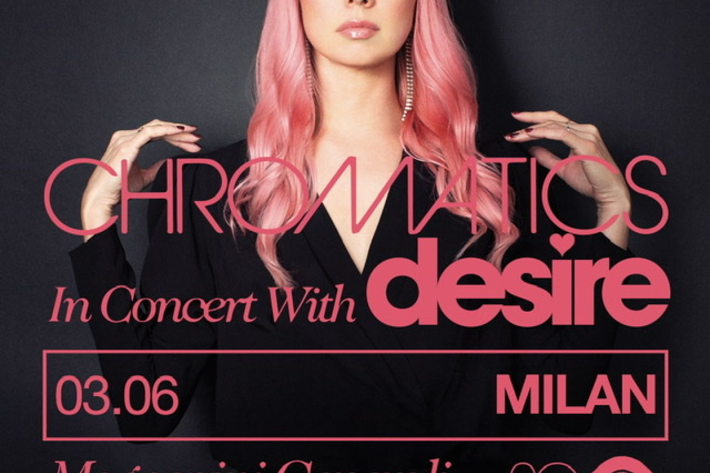 CHROMATICS In Concert With DESIRE: un’unica data italiana per presentare il nuovo disco CLOSER TO GREY e l’ultimo singolo TOY!