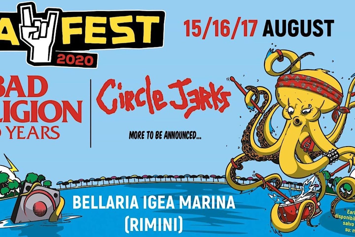 Bay Fest 2020: DOPPIO ANNIVERSARIO da celebrare per la rassegna punk Riminese!